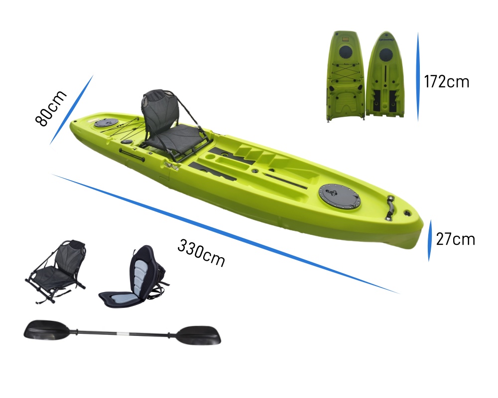 NOWY Modułowy Kajak 2025, 3,35 – Fishing Kayak Paddle recenzja i cena