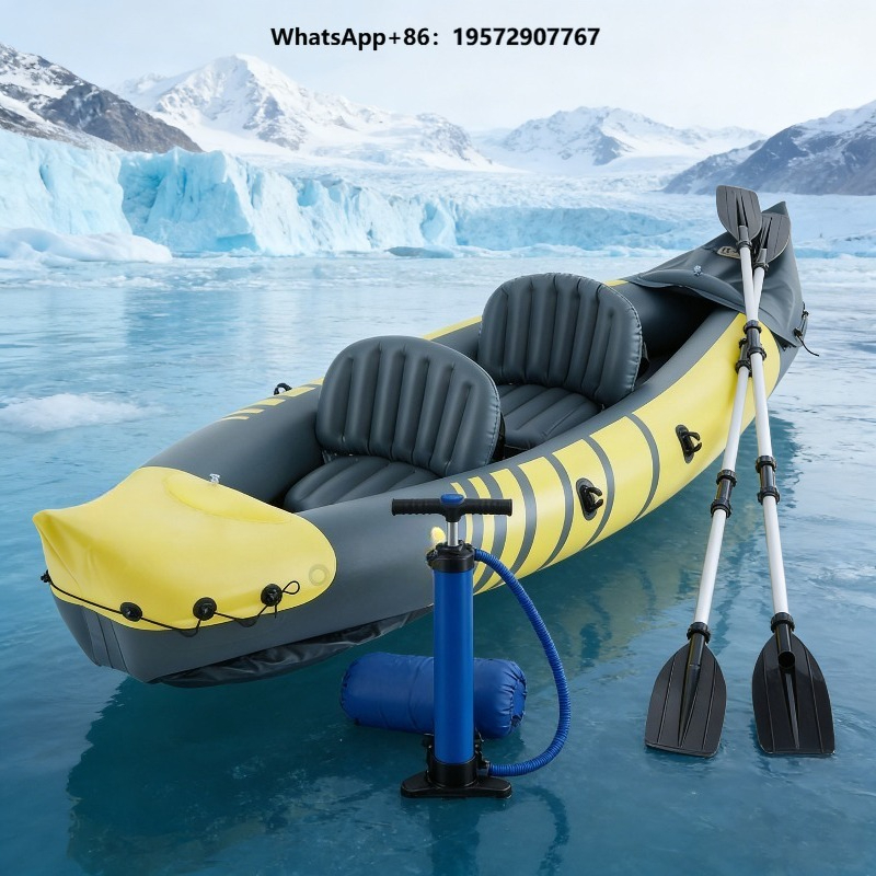 Dwuosobowy nadmuchiwany kajak  – Fishing Kayak Paddle recenzja i cena