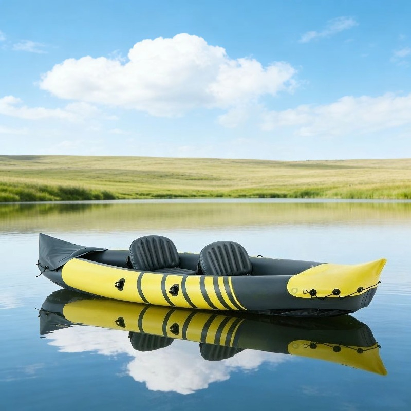 Dwuosobowy nadmuchiwany kajak  – Fishing Kayak Paddle recenzja i cena